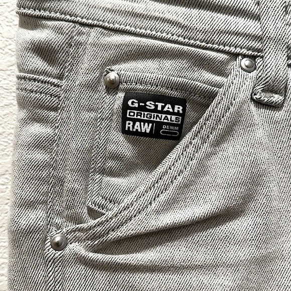 G-Star | Raw Denim | Light Gray Ankle Jeans | Utility Style | Size 27 x 30 - Picture 6 of 8